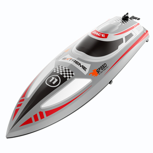 V003 2.4Ghz LED Lighting 30KM/H High Speed Racing Fast Self-righting RC Boat for Pools and Lake