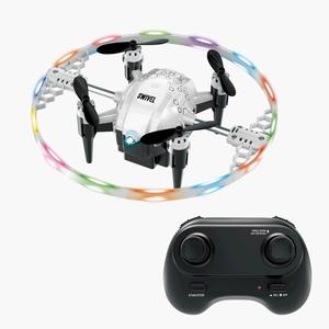 T25 Aurora LED Ball 2 in 1 Toy with One Key Take Off-Landing, 360° Spinning Night Fly Drone for Kids
