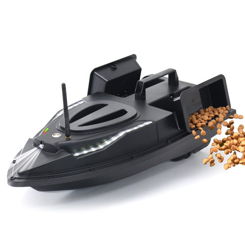 Flytec V700 Latest 500M Dual Hoppers Bait Boat With Cool Turning Light Constant Speed Cruise Mode