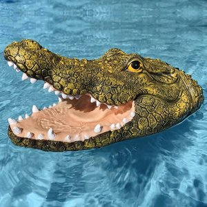 Flytec V308 Simulation Ferocious Scary Crocodile Head Floats High Speed RC Boat Spoof Toy