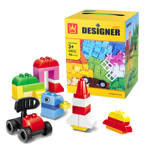 Flytec Classic Medium Creative Multi-shape Brick Box Building Toys for Creative Play KIT (72 Pieces)