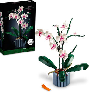 Flytec Plant Decor Building Set for Adults Orchid Display Piece for Home or Office (608 Pieces)