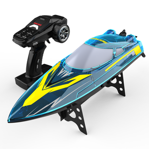 Flytec V006 30km/h Fast Speedboat with Transparent Cover Cool LED Lighting Effect for Adults Kids